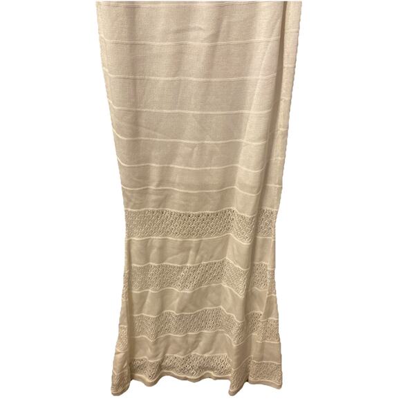 Venus White Crochet Maxi Dress Size S Beachy Resortwear Vacationcore Summer - Picture 5 of 9